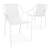 Outdoor Dining Chair - Set of 2, $149.99; available in gray or white; designed by Chris Deam and Nick Dine for Modern by Dwell Magazine for Target 