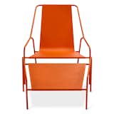 Posture Chair and Ottoman Set, $269.99, available in gray, orange, or white; designed by Chris Deam and Nick Dine for Modern by Dwell Magazine for Target 