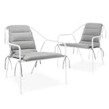 Outdoor Lounge Chair - Set of 2, $269.99, available in gray or white; Cushion - Set of 2, $99.99, available in gray or white; designed by Chris Deam and Nick Dine for Modern by Dwell Magazine for Target 