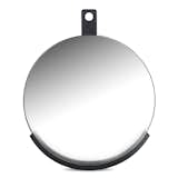 Round Metal Shelf Mirror, $69.99, available in black or white; designed by Chris Deam and Nick Dine for Modern by Dwell Magazine for Target   Photo 13 of 20 in Target x Dwell by Elizabeth Walsh from Modern by Dwell Magazine: Indoor Collection
