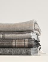 AREA Inc. COLIN, JASPER & HARVEY patterned throws in 100% brushed baby alpaca.