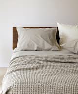 AREA Inc. ANTON khaki. Washed cotton for a relaxed, non-fussy look. Dyed and washed in small batches. Pairs easily with EMILE mineral for a multi-textured bed.