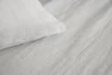 AREA Inc. CLAIRE white 100% washed linen. Perfect to pair with EMILE mineral if you like an all linen bed.