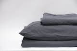 AREA Inc. ANTON steel. Washed cotton for a non-fussy look. Dyed and washed in small batches. The relaxed nature of this cotton lends itself perfectly to our EMILE linen collection.