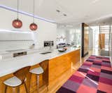  Photo 4 of 5 in Plum Modern Pendant Lighting Adds Pop of Color in Canadian Kitchen