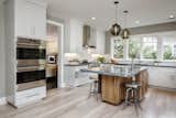 Contemporary Kitchen Island Pendants Spotted in California Home
