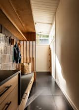 Entry, Maple screen, storage, bench