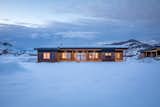 Winter exterior with sweeping views