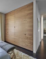 Custom Walnut Cabinetry in Master Bedroom  Photo 15 of 22 in Skylight House by dSPACE Studio