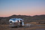 The Airstream, with its curved aluminum exterior, is an iconic midcentury design.