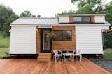 The exterior of Rumspringa, a compact dwelling designed and built by Liberation Tiny Homes.