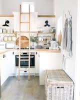 White Country Tiny House kitchen