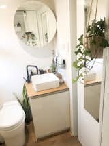 Ashlee wanted a large bathroom, where she could get dressed. "There's a small hanging wardrobe in the bathroom as well as a full-size shower," she says.