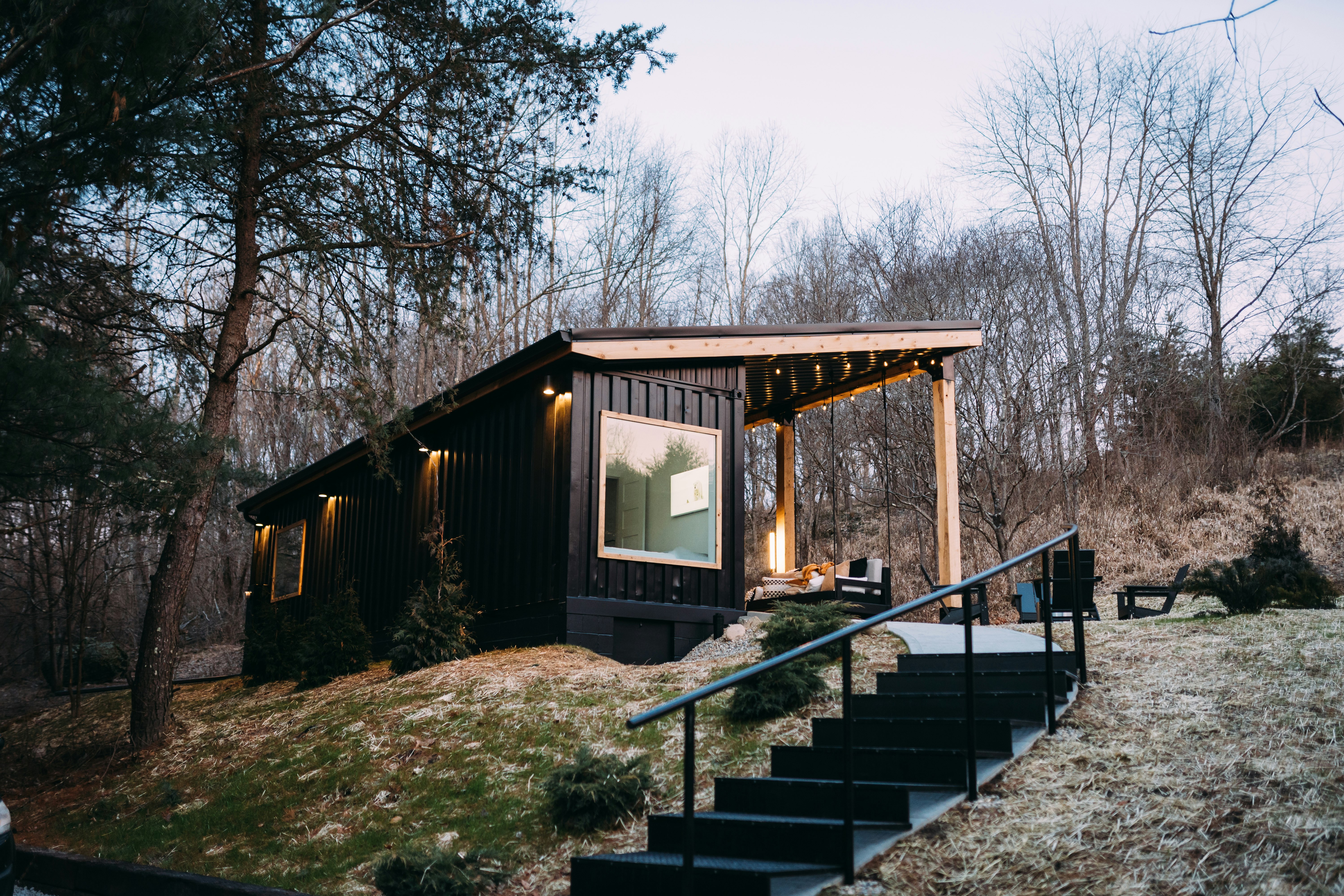 480-Square-Foot Backyard Shipping Container House