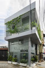 The micro house and boutique in&nbsp;Ho Chi Minh City, Vietnam,&nbsp;designed by ROOM+ Design &amp; Build features glass-block siding.
