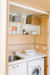 Wattle Bank shipping container tiny home laundry