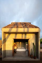 The palapa roof is a nod to traditional Mexican architecture.