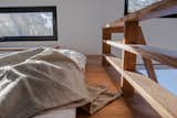"The white oak loft railing allows for open sight lines and creates a more spacious feel for the loft bedroom," Kevin says.
