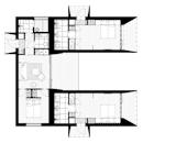 A peek at the Uni Villas floor plan by Studio Puisto Architects.