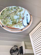 Views of the sky through the skylight are one of Clare and David’s favorite aspects of their traveling home.