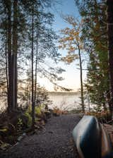 The Colemans and their two daughters Hallie and Linden love to canoe on Lake Superior together.