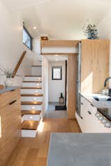 Interior of Halcyon Tiny House at Refuge Bay