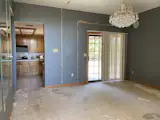 The previous dining room was too dark and small.
