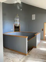 The top of the staircase was stuck in the eighties and felt too clunky.