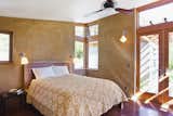 The house maximized southern winter sun exposure with clerestory windows throughout.