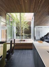 #curvedhouse #springfield #hufft #interior #dining #courtyard #green