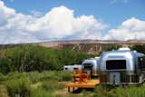 Shooting Star RV Airstream Travel Resort airstream exteriors in Utah desert outdoor plane 