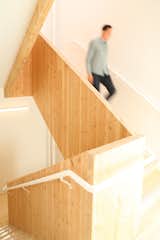 Staircase CLT panels have a three-ply thickness.&nbsp;