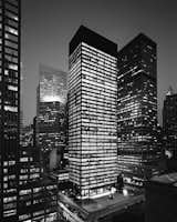 Setting the standard for the modern skyscraper, the 38-story Seagram Building is located in the heart of New York City on Park Avenue. The elegant structure was Mies' first tall office building construction and embodies the principles of modernism.&nbsp;