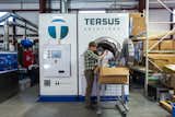 Tersus Solutions' laundry machine produces an extremely high level of cleanliness for recycled products, while being environmentally-friendly.&nbsp;