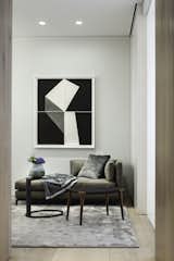 The home has been furnished by DDC, accessorized by Atelier Courbet and features artwork by Yossi Milo Gallery.
