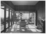 Interiors of the Lynn and Vera Vietor House in Indianola, California, 1941. This was the only residence Yeon built outside of Oregon for a California engineer and industrialist and his nature-loving wife.&nbsp;