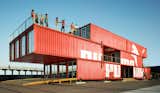 Exterior, Shipping Container Building Type, Metal Siding Material, and Flat RoofLine Photography:	Danny Bright  Photo 12 of 16 in 5 Best Retailers in Upcycled Shipping Containers