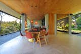 Dining, Pendant, Chair, Recessed, Storage, Table, and Table  Dining Recessed Table Chair Photos from An Incredible Vacation Villa in the Balinese Jungle That’s Part Chameleon