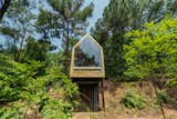 Exterior, Cabin Building Type, and Wood Siding Material  Photo 4 of 15 in This Minimalist Cabin in Vietnam Is the Perfect Forest Escape