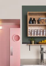 Storage Room and Cabinet Storage Type  Photo 1 of 14 in Fun, Cheeky Interiors Give This Middle Eastern Eatery a Modern Edge