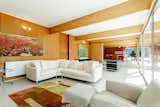 Living Room, Sectional, Chair, Ottomans, End Tables, Rug Floor, and Wall Lighting  Photo 16 of 20 in A Modernist Time Capsule by Erno Goldfinger Asks $4M