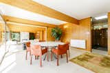 Dining Room, Chair, Table, Rug Floor, Wall Lighting, and Standard Layout Fireplace  Photos from A Modernist Time Capsule by Erno Goldfinger Asks $4M