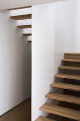 Staircase and Wood Tread  Photo 12 of 18 in A Cubic Dwelling in Norway Just Oozes Hygge