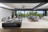 The bright and airy open-plan living area in Casa Bri Bri,