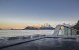 Exterior, Curved RoofLine, Concrete Siding Material, and Glass Siding Material  Photos from This Concrete Rest Stop Will Make You Want to Visit Norway