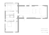 The floor plan of Unit 622. 

  Photo 18 of 18 in An Iconic T-Shaped Apartment Receives a Modern Makeover