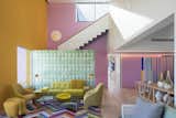Color played an important role in the choices for the interiors, which are a mix of vibrant hues, patterns, and prints.&nbsp;