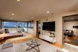 The master suite is on the upper level and features a sitting area and office space.&nbsp;