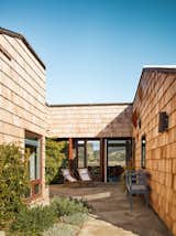 The courtyard sits in the center of the home and divides it into two wings, separating the family’s private quarters from the guest accommodations.&nbsp; There are almost no hotel rooms in Stinson Beach, so being able to spend the night is exceptionally special.&nbsp;