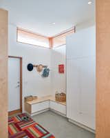 Storage Room and Cabinet Storage Type The owners were looking to add a functional mudroom which would include lots of storage.   My Saves from Before & After: An Expanded Wedge-Shaped Abode Flaunts its Midcentury Roots